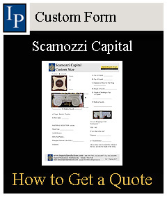 Custom Form for Scamozzi Capitals 